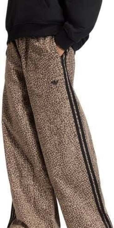 adidas Denim - adidas Firebird Oversized AOP Denim Pants in Giraffe Print